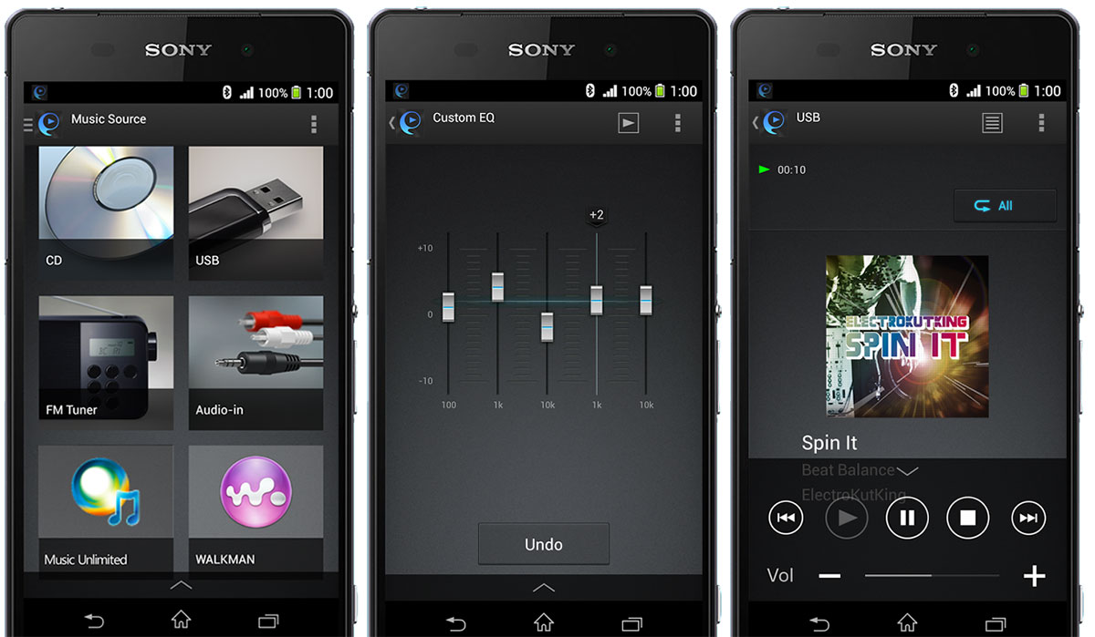 Sony STR-DN1050 SongPal App