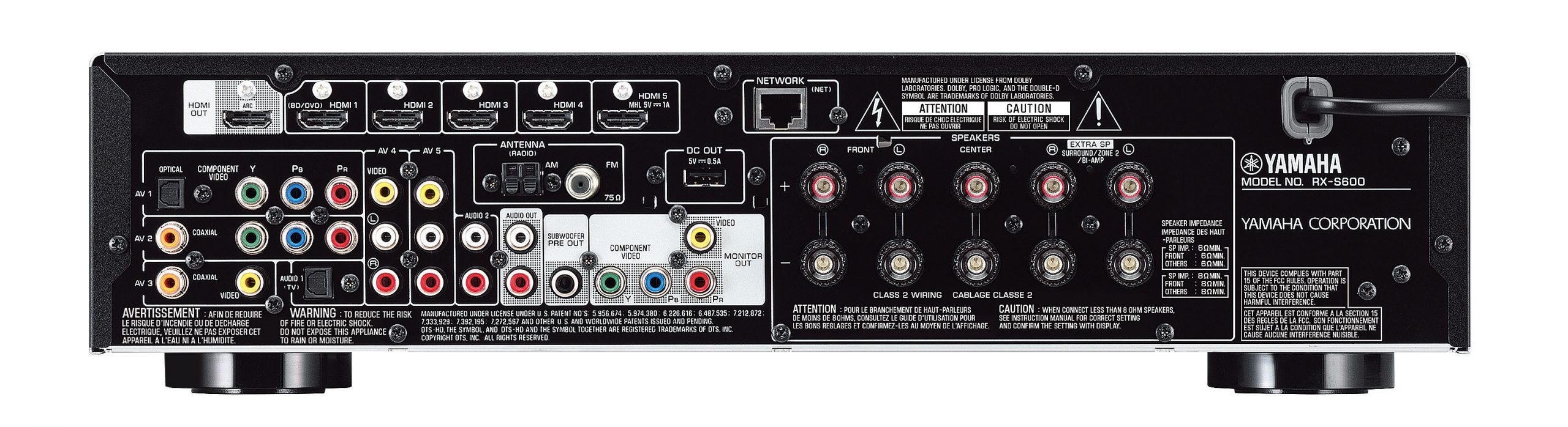 YAMAHA RX-S600(B)